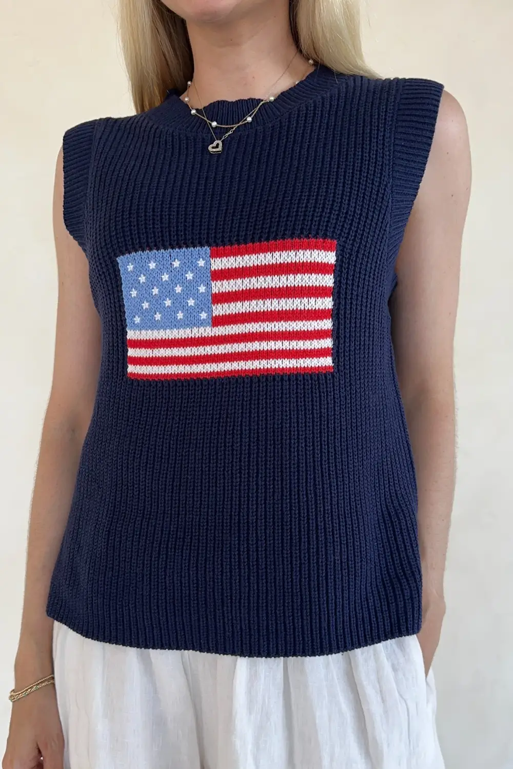Comfort Fit Knit Printed Sweater