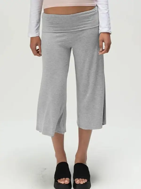 Wide Leg Capris Apparel