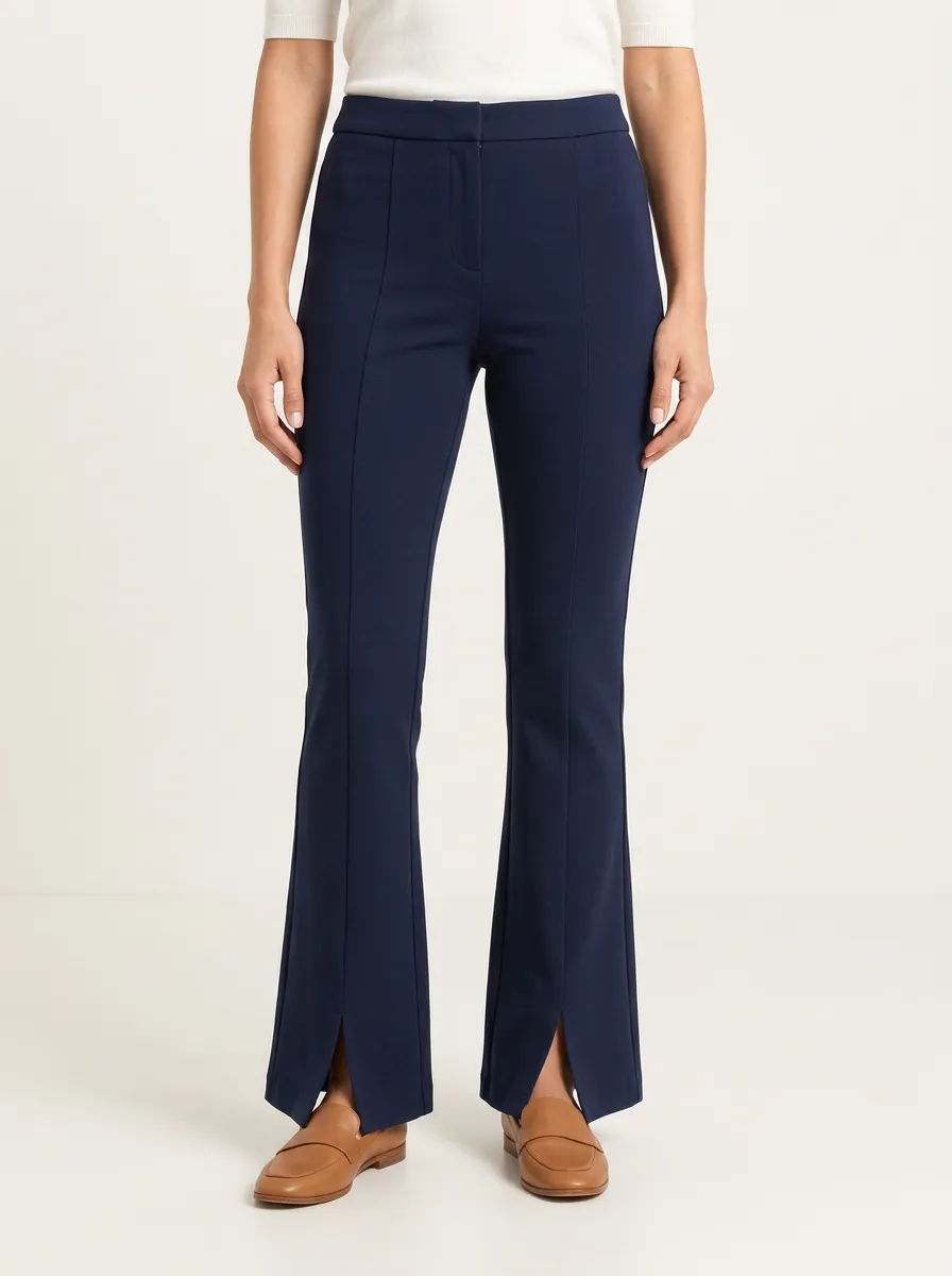 Flared Seamed Everyday Flare Pants