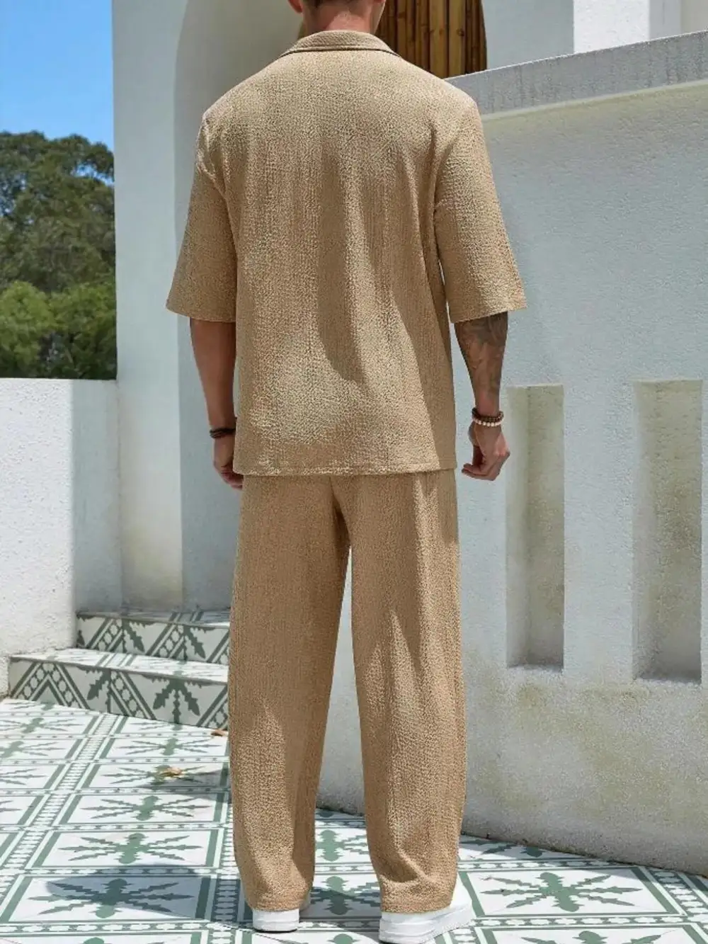 Half Sleeve Top and Pants Set