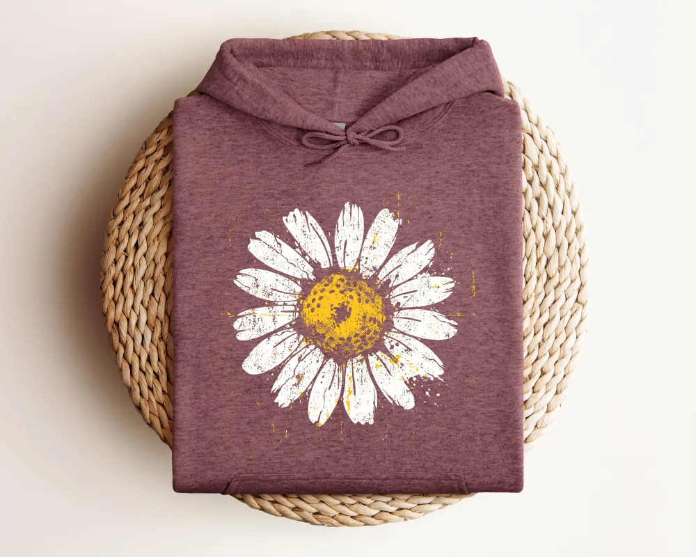 Daisy Graphic Pullover Hoodie