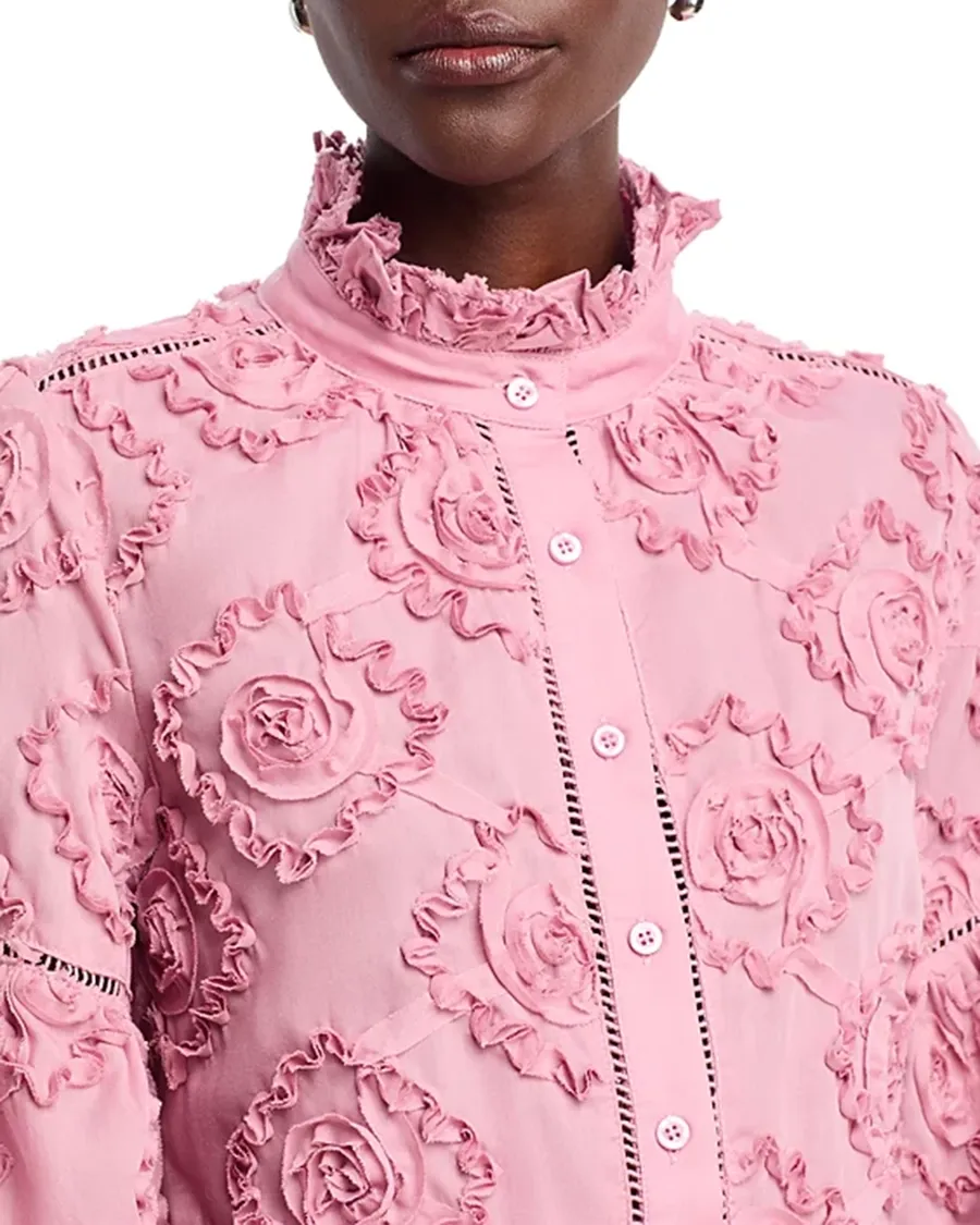 Casual Style Floral Print Shirt