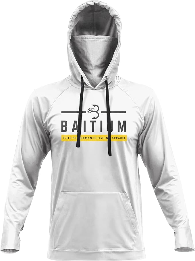 Fishing Shirts for Men Hooded Long Sleeve – UV Sun Protective T-Shirt Tee