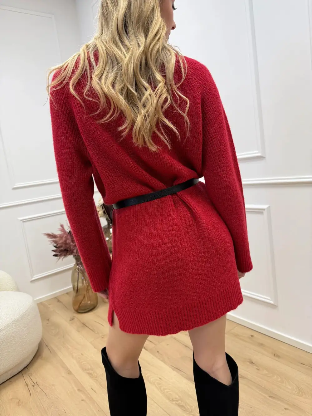 Comfort Easy Drape Mini Dress