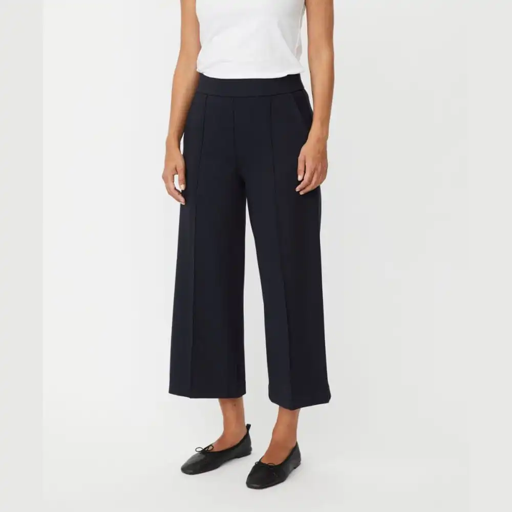 Classic Cropped Jersey Women's Trousers
