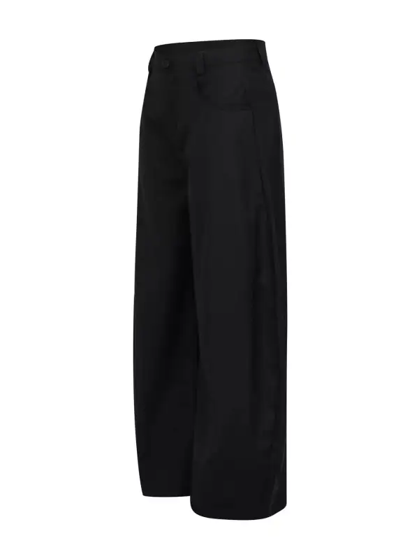 Textured Men's Wide Leg Pants