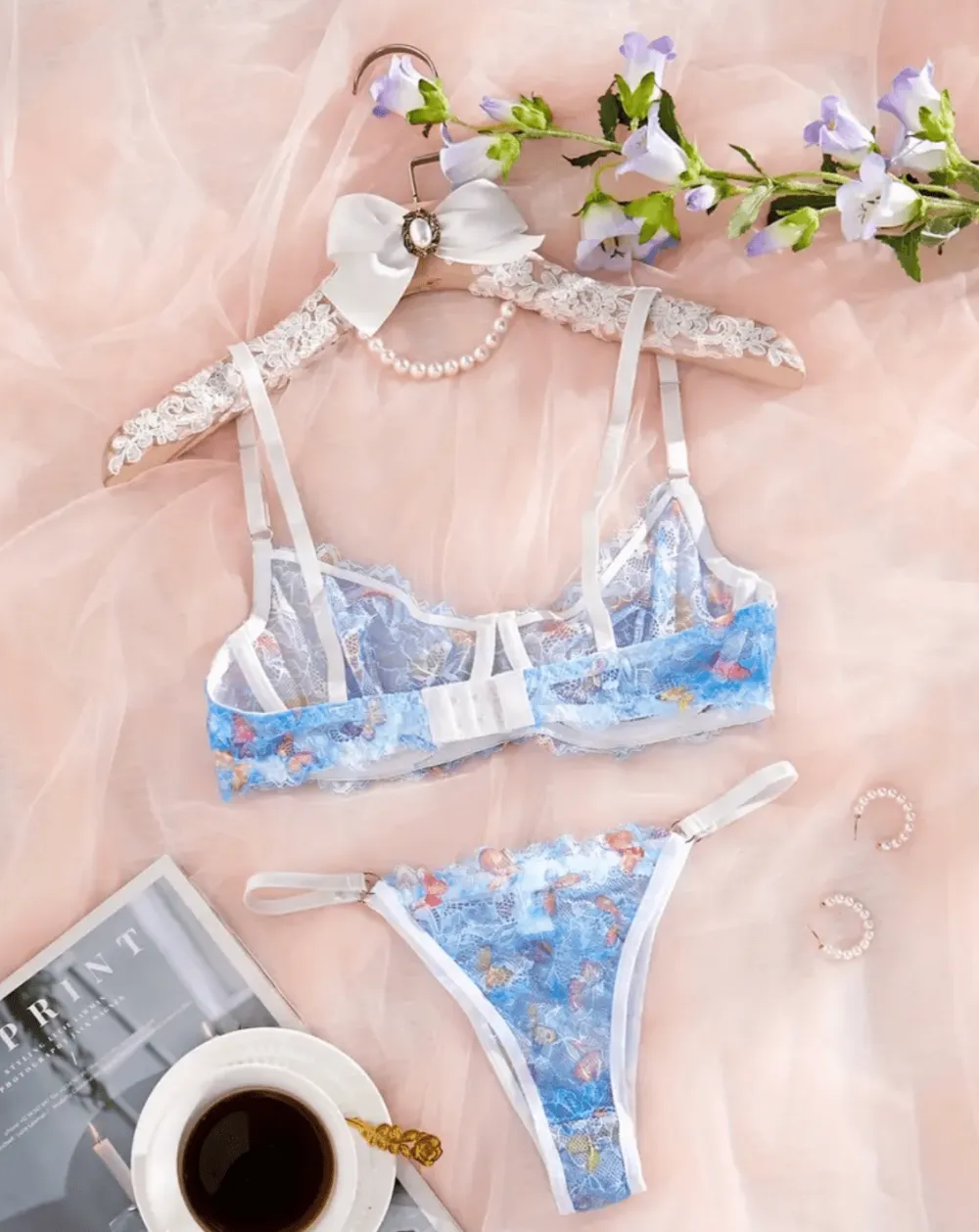 Butterfly Lingerie Set