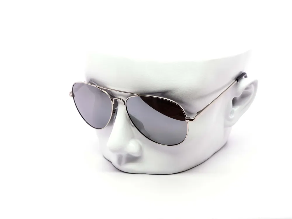 12-Pack Classic Metal Aviator Mirror Sunglasses