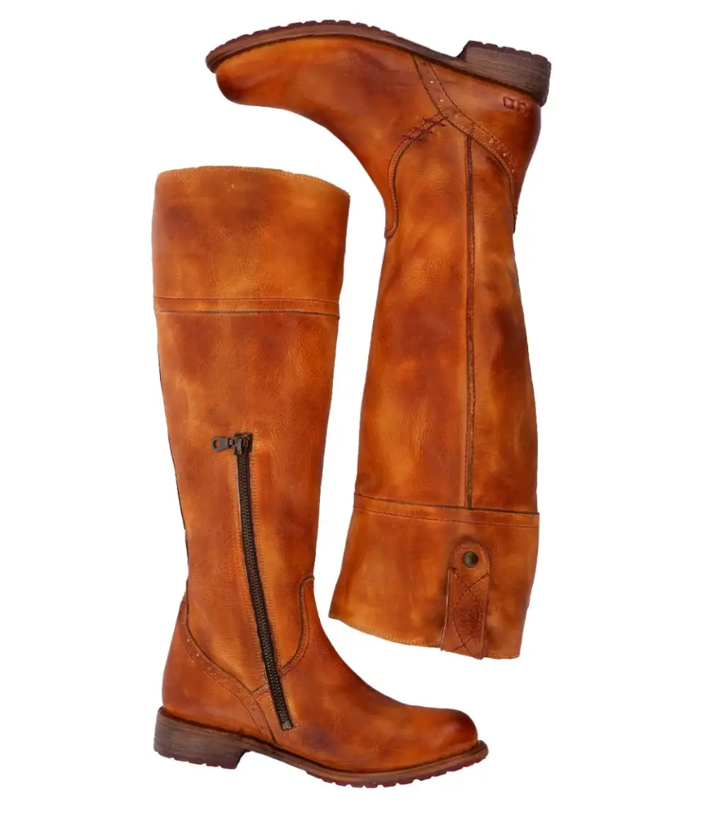 Lug-Sole Streamlined Riding Boots