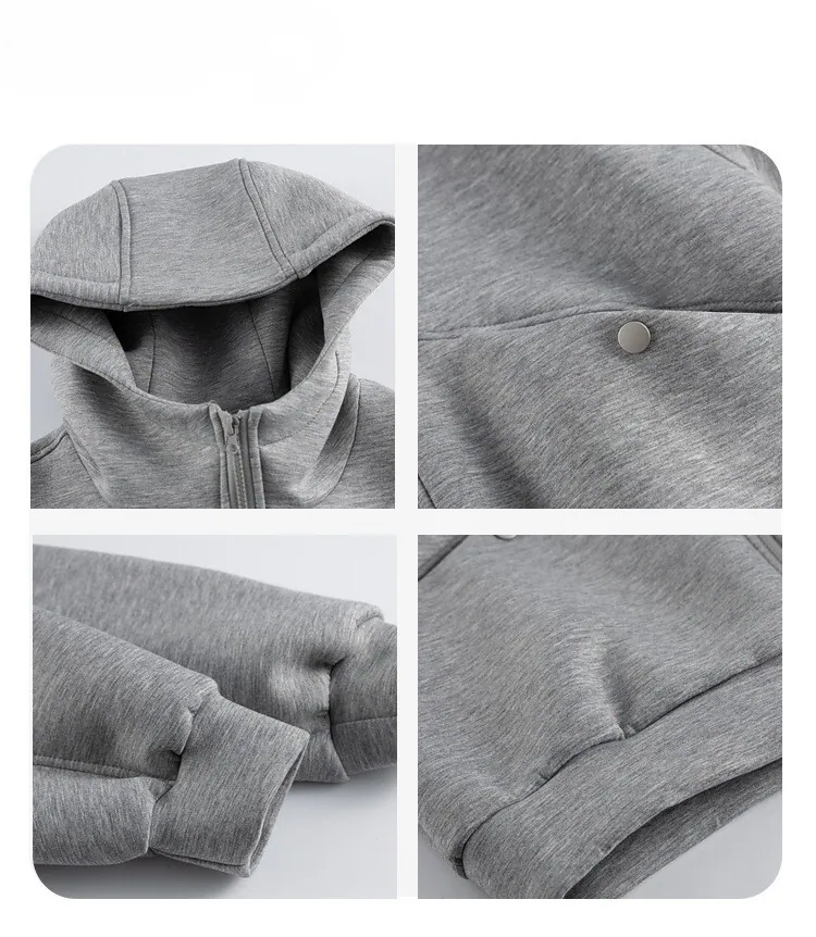 Classic Washed Gray Cotton Jacket