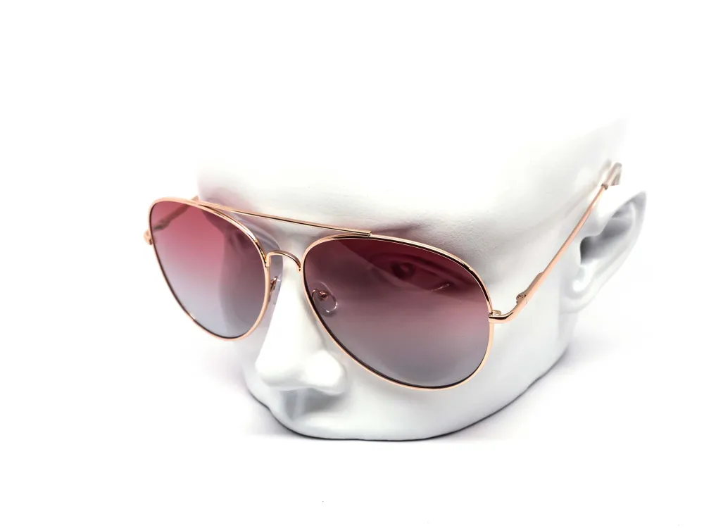 12-Pack Oversized Round Aviator Assorted Sunglasses
