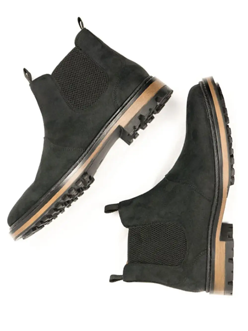 Women's Water Resistant Vegan Suede Chelsea Boots