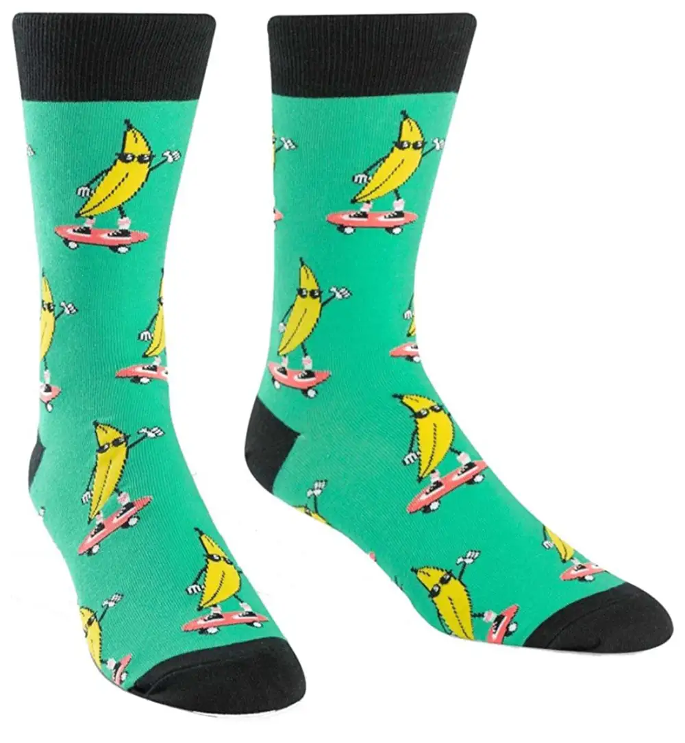 Refined Distinctive Playful Graphic Crew Socks
