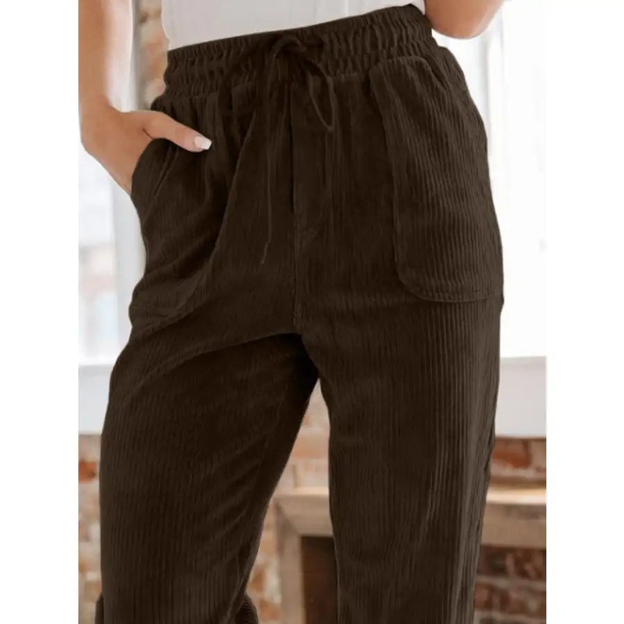 Everyday Drawstring Pants with Pockets