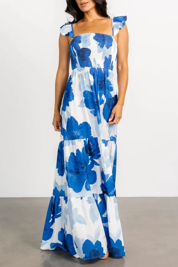 Light And Ethereal Blue Floral Dress