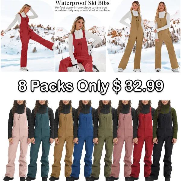 🔥❄️ Women’s Snow Bibs – Insulated, Waterproof & Ready for Winter Adventure | Winter Sale – Up to 50% OFF!