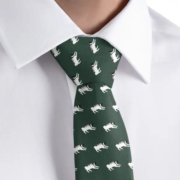 Cattle Dog Pattern Necktie
