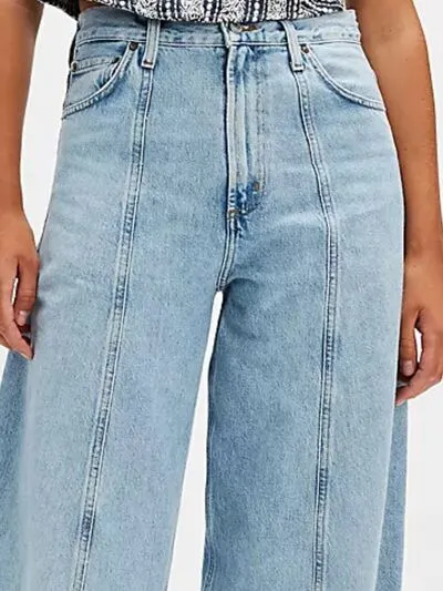 Natural Drape Flap Pocket Denim Jeans