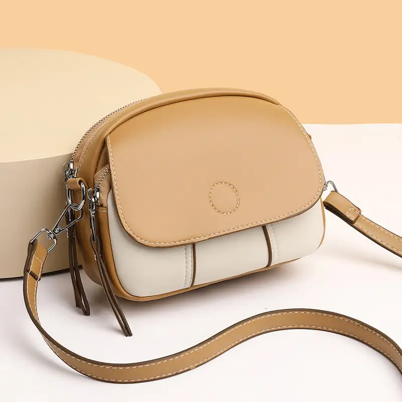 Compact Round Crossbody Bag