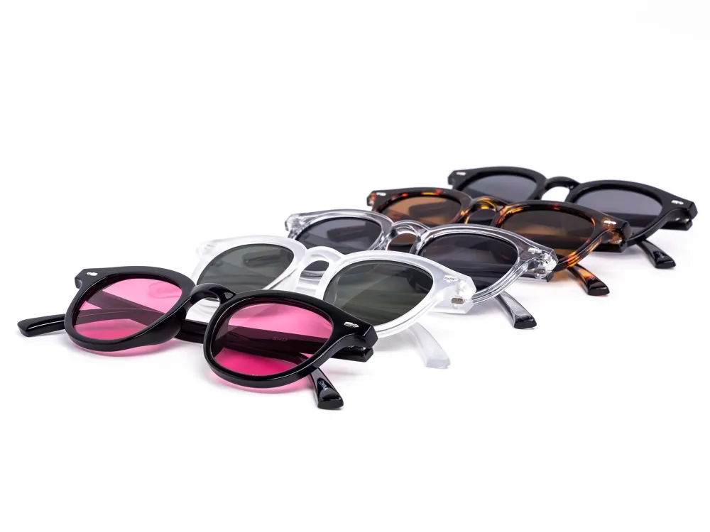 12-Pack Minimalist Metal Round Sunglasses