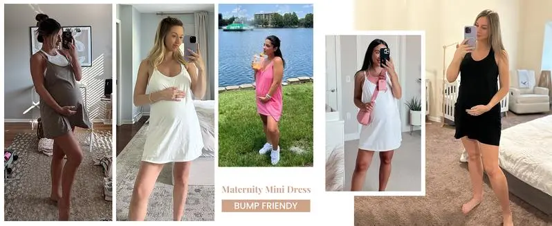 Women's Sleeveless Athletic Dress with Built-In Shorts