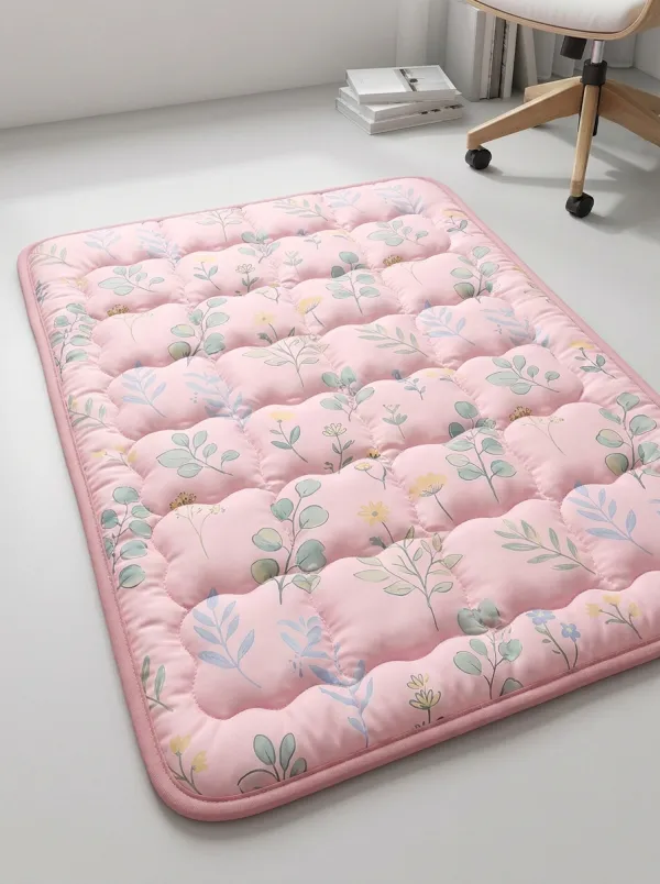 Foldable Botanical Floral Pattern Pattern Cooling Mat