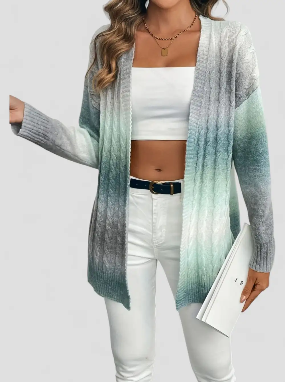 Knit Gradient Cardigan