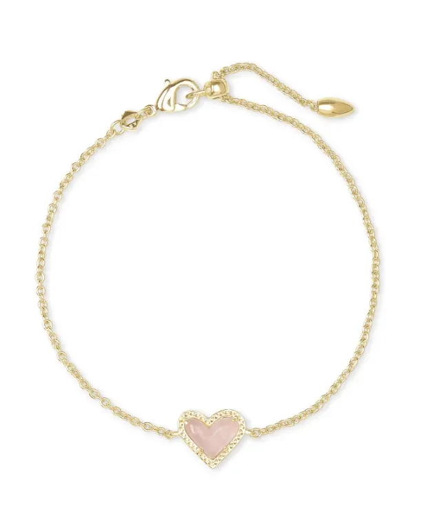 Textured Heart Bracelet