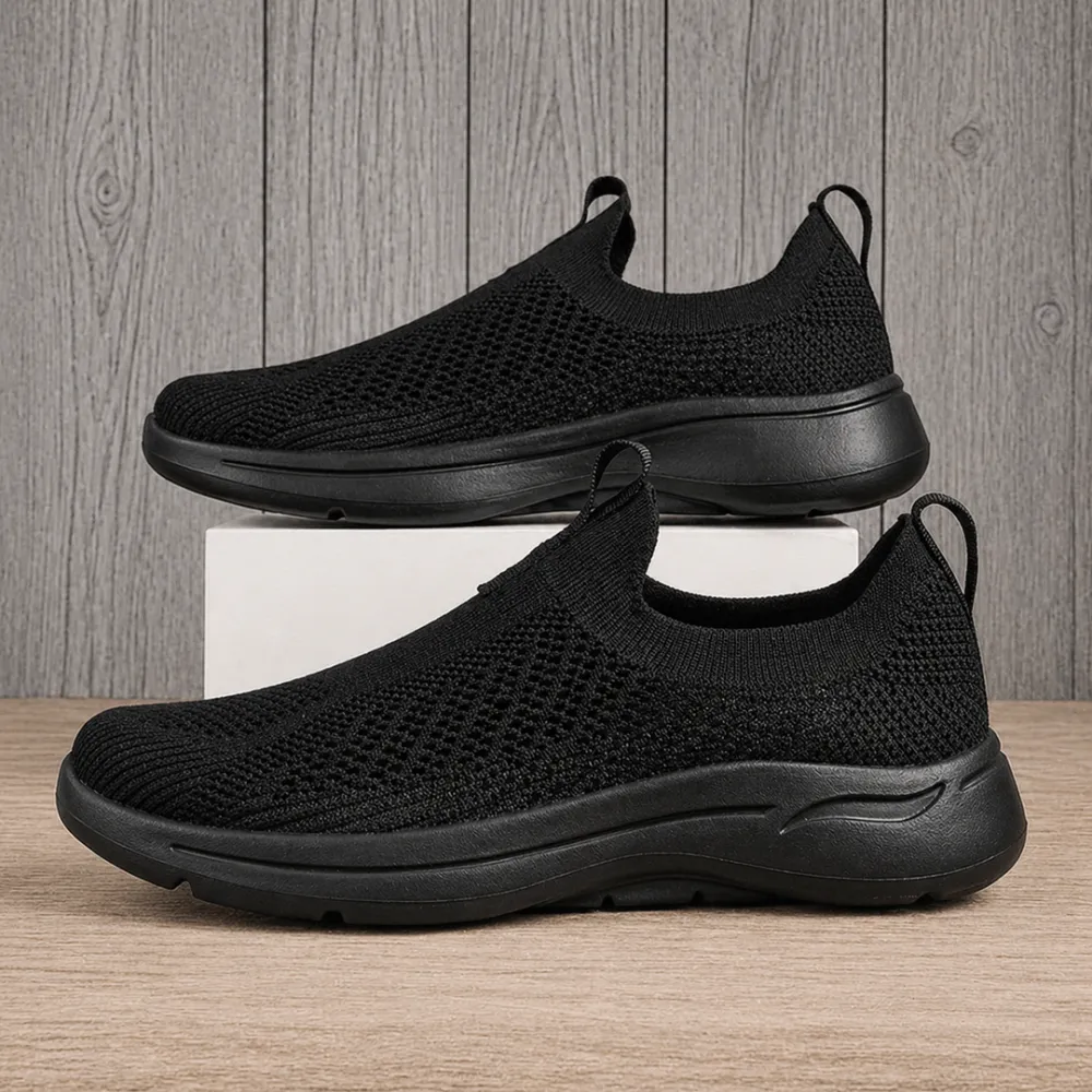 Breathable Knit Slip Ons