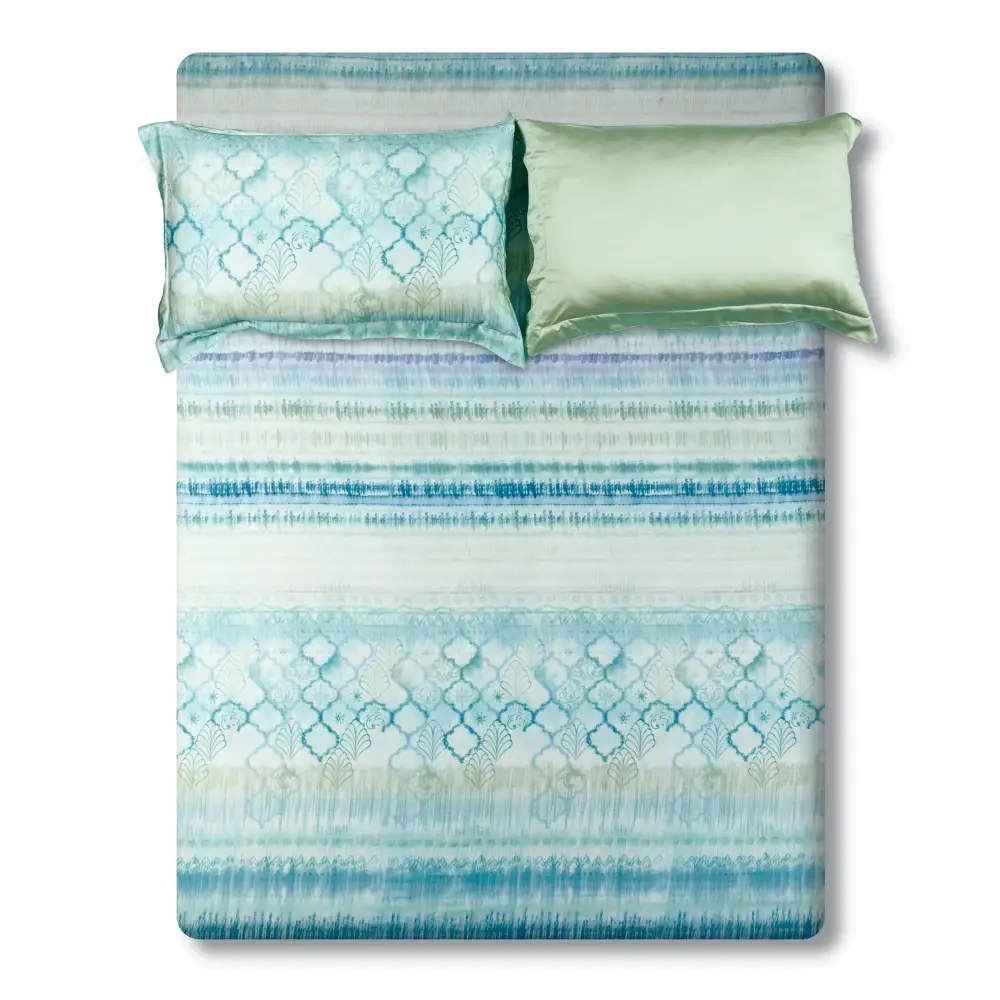 Refined Lyocell Fiber Woven Complete Bedding Set