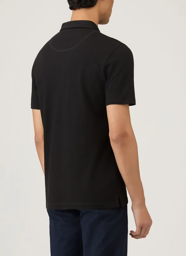 Modern Everyday Slim Fit Mesh Cotton Short Sleeve Polo Shirt