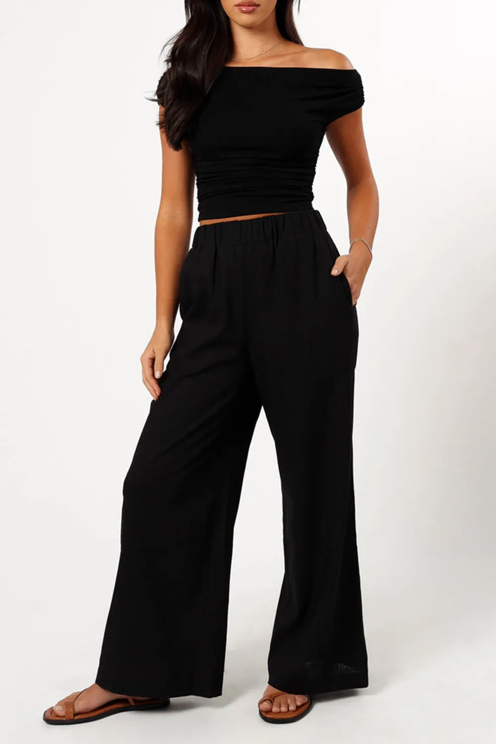 COTTON AND LINEN DAILY PANT