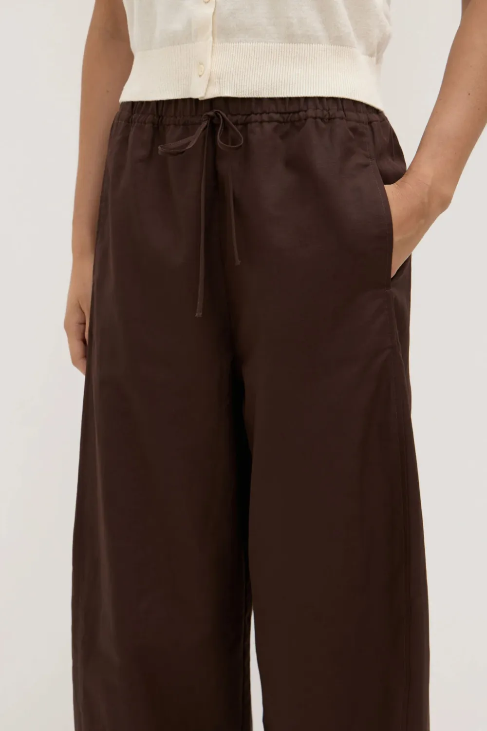 Elastic Waistband Pants
