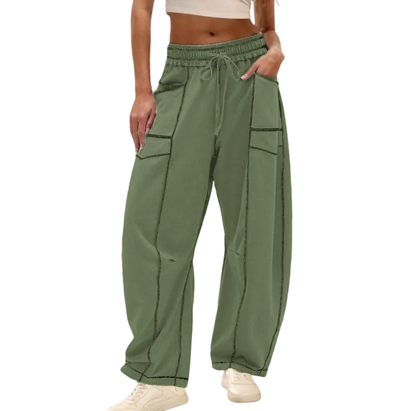 Women's Solid Button Front Drop Shoulder Longsleeves V Neck Cardigan & Elastic Waist Wide Leg Pants Two-piece Set, Lady Casual Fashion Basic Cozy Knitwear Set for Daily Outdoor Wear, Winter Set, Vneck Womenswear, Knit Lounge Set