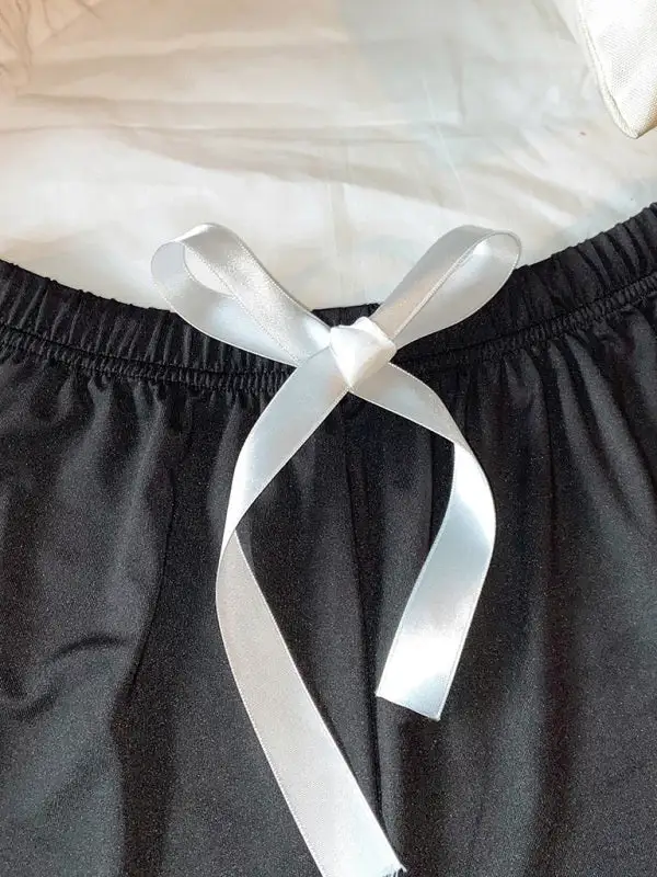 Knitted Comfort Short Pajama Pants Shorts
