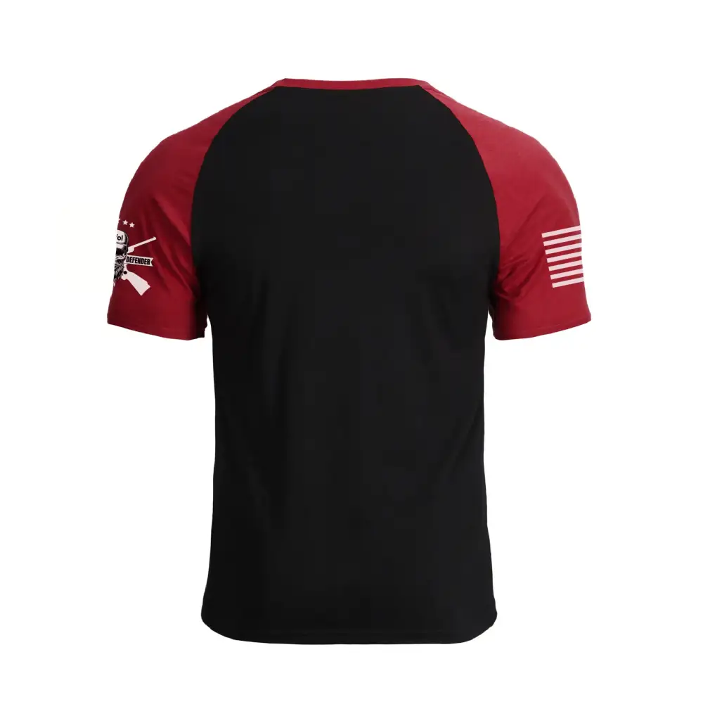 THEY REAL HEROES RAGLAN GRAPHIC TEE