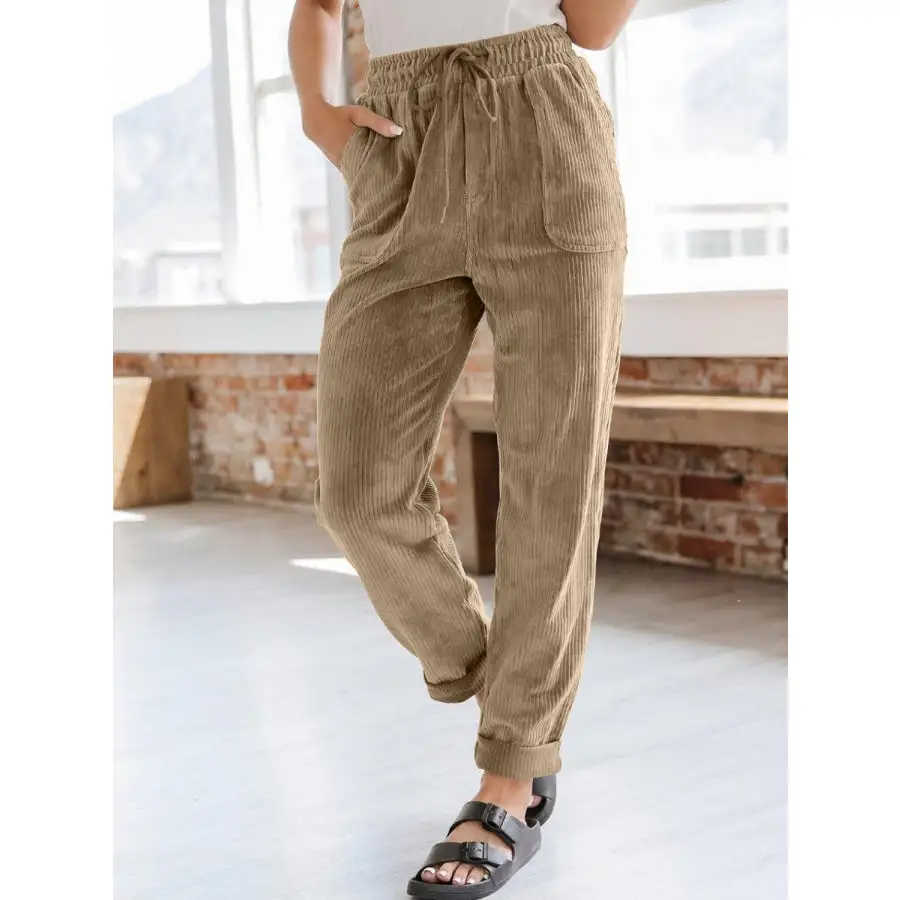 Everyday Drawstring Pants with Pockets