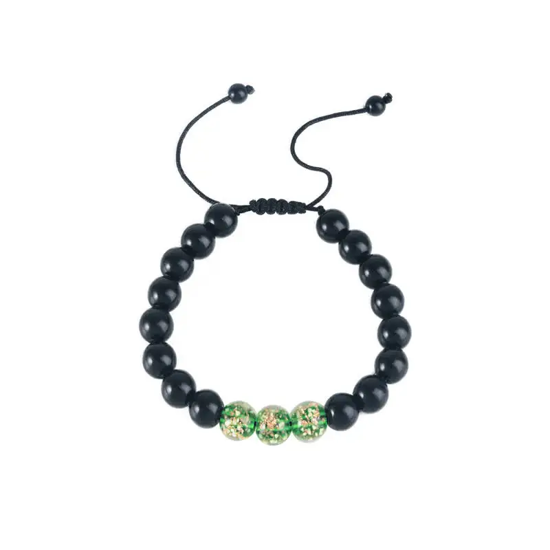 Obsidian Luminous Glowstone Bracelet