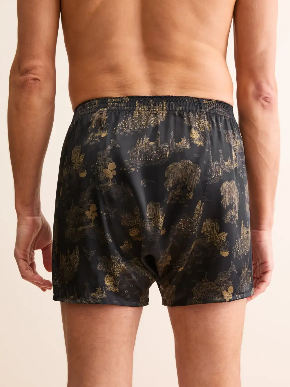 Classic Fit Silk Toile Boxers