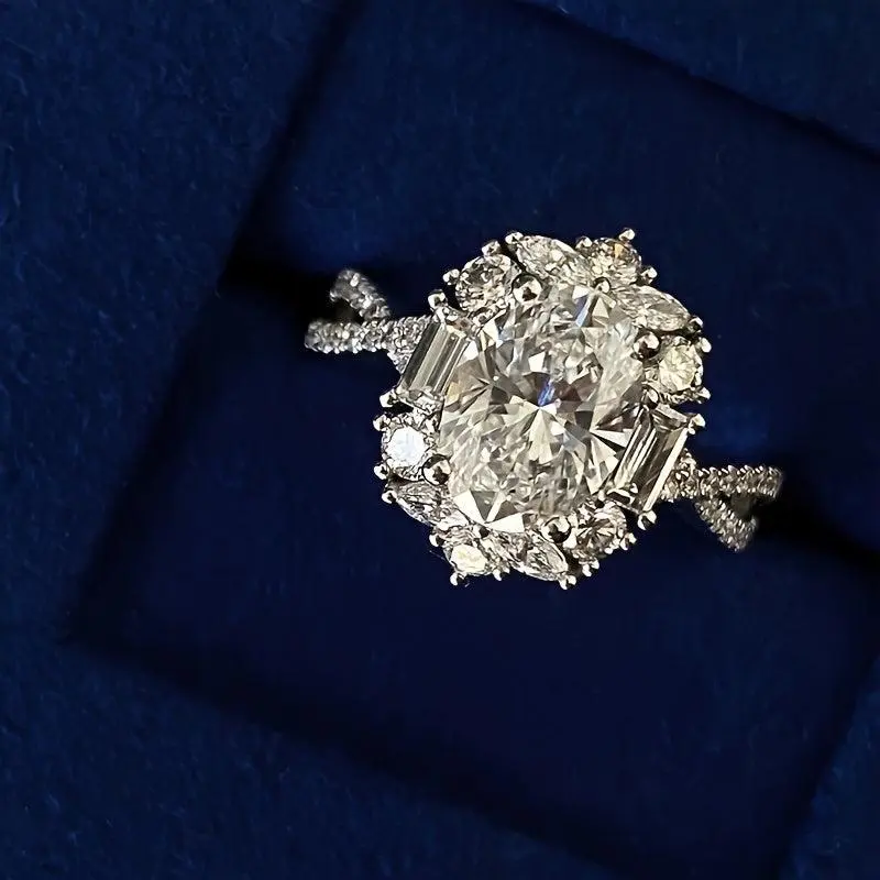 Silvery Classic Ring
