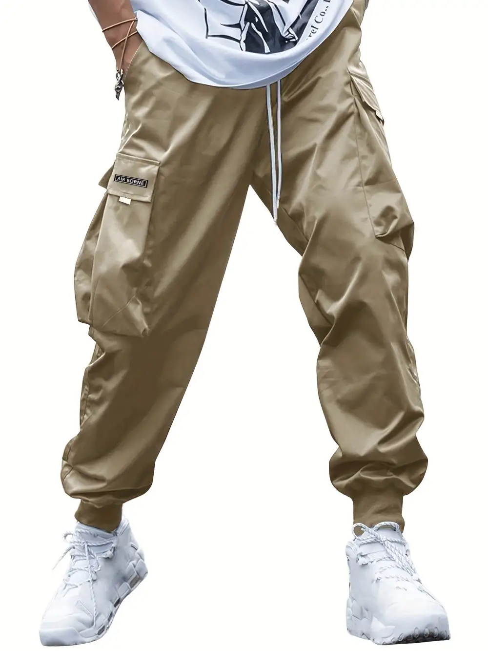 Multi Pocket Drawstring Cargo Pants