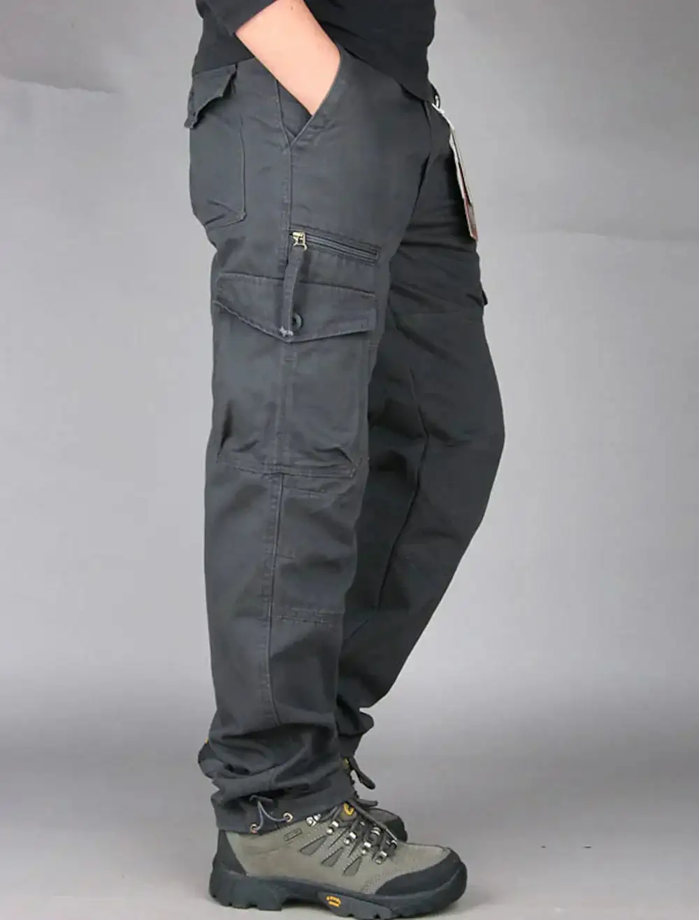 Unique Straight Cargo Pants for Men