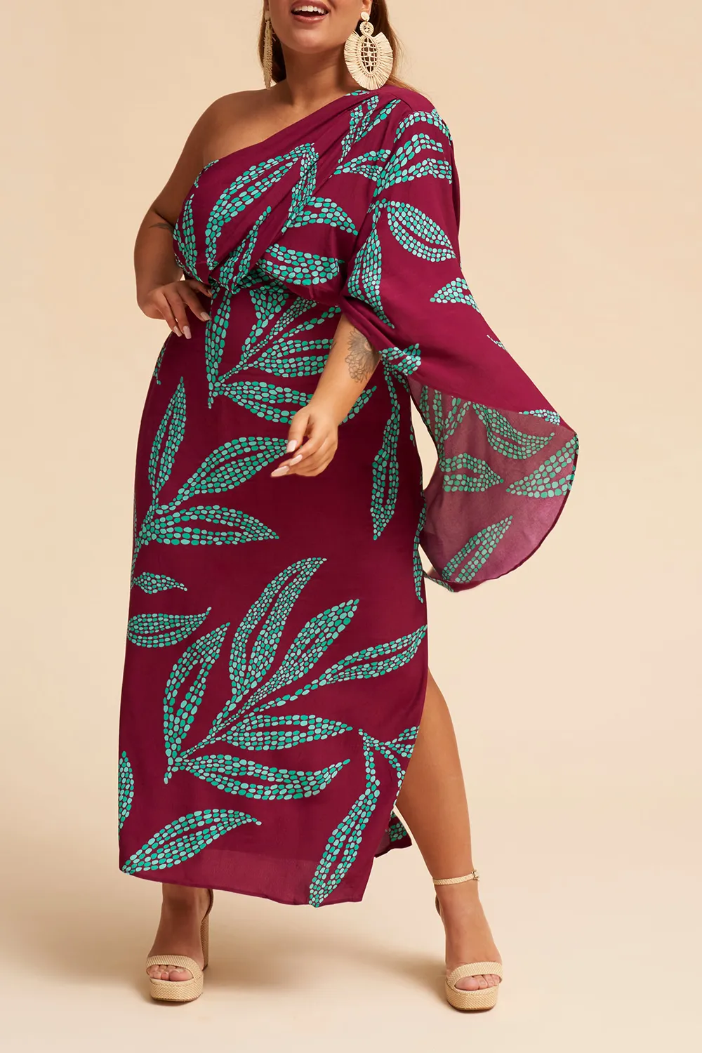 Women's Flower Maxi Dress