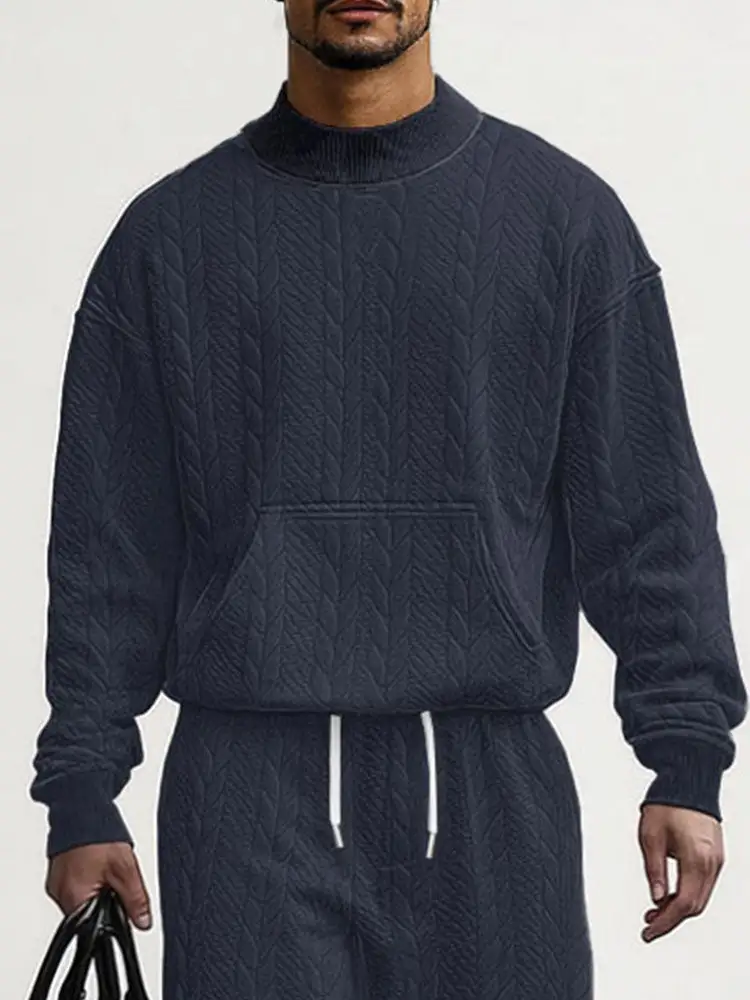 Athleisure Jacquard Loose Fit Set