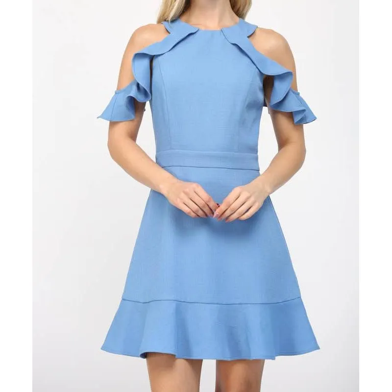 Ruffle Detail Casual Dress