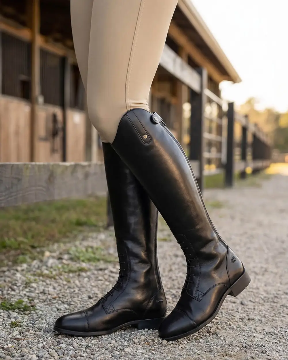 Back Zip Classic Tall Riding Boots