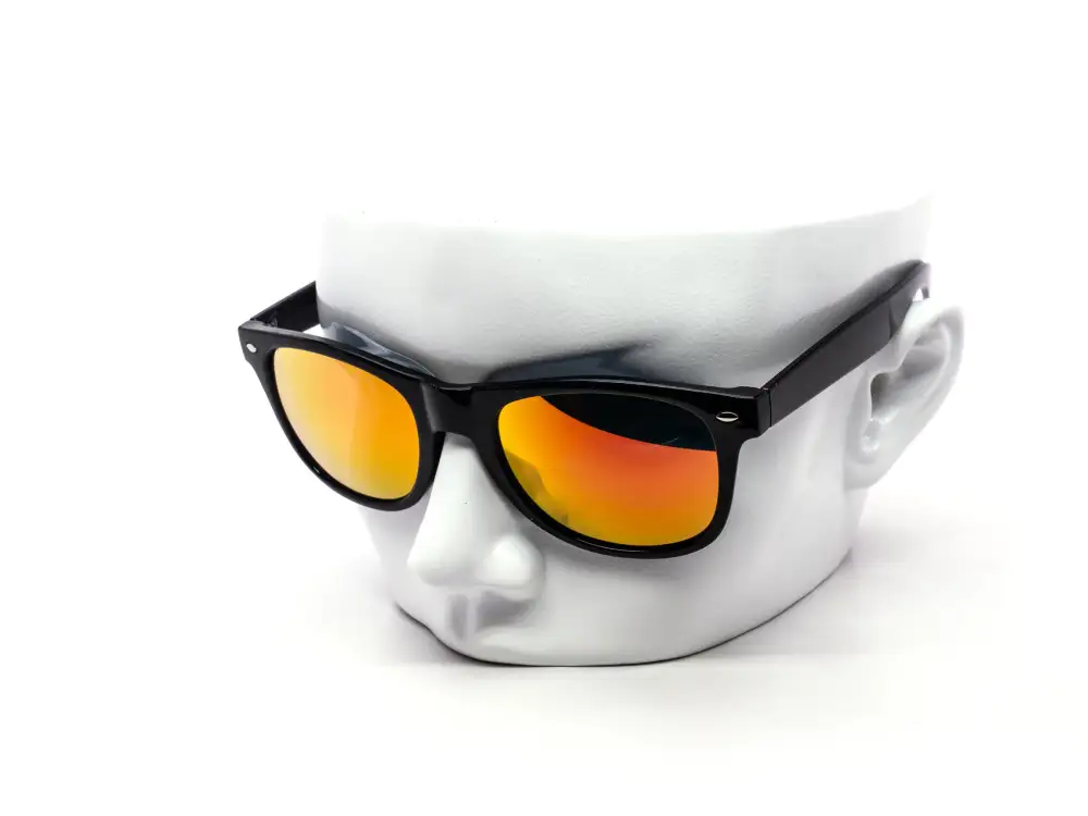 12-Pack All-Black Classic Square Mirror Sunglasses