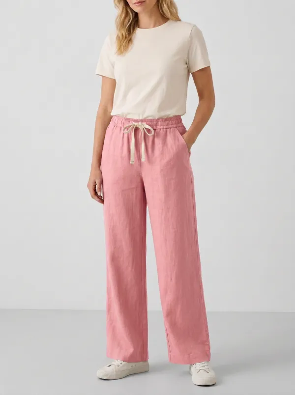 Women's Soft Casual Adjustable Drawstring Waist Pants