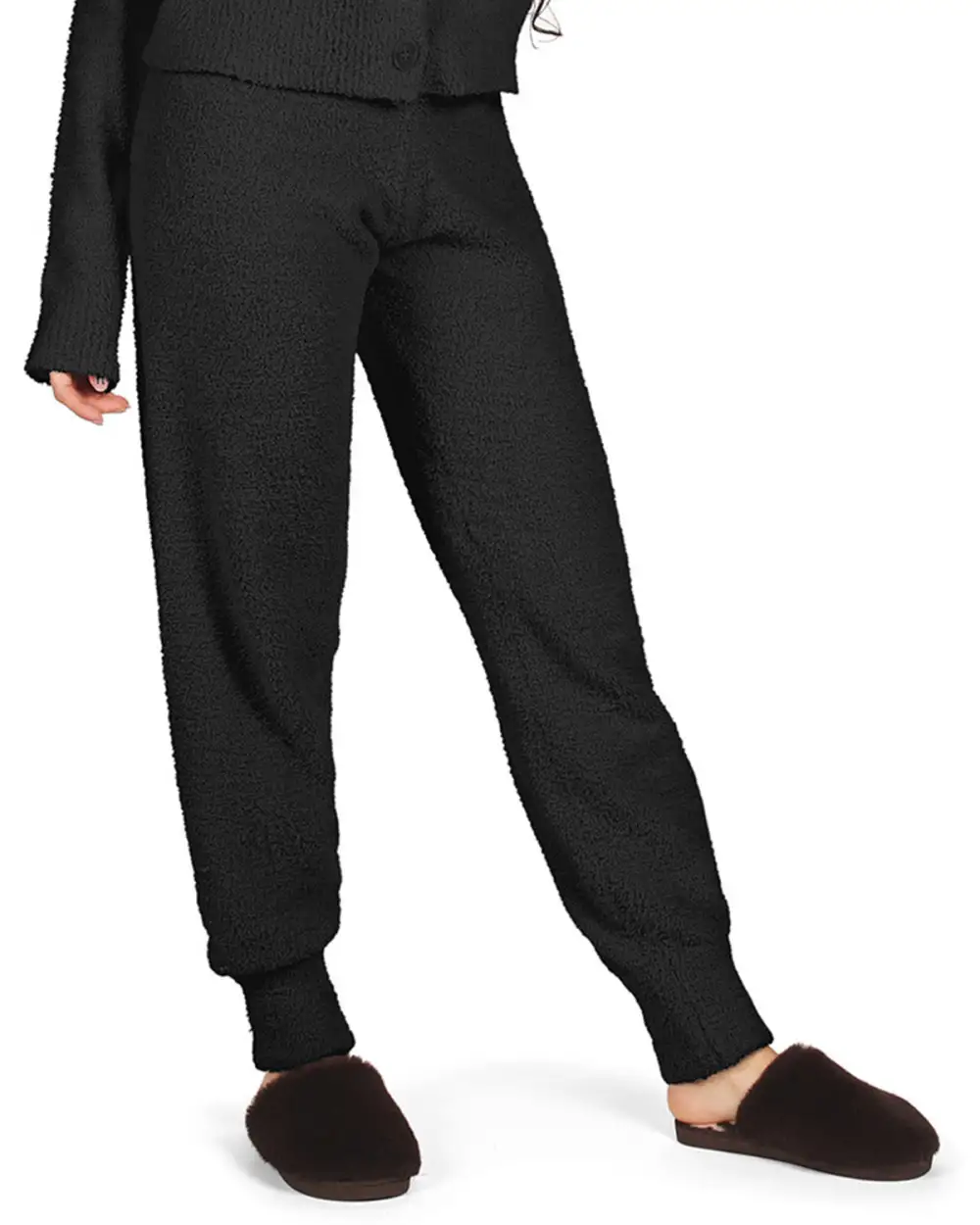 Soft And Cozy Knit Solid Jogger Pants