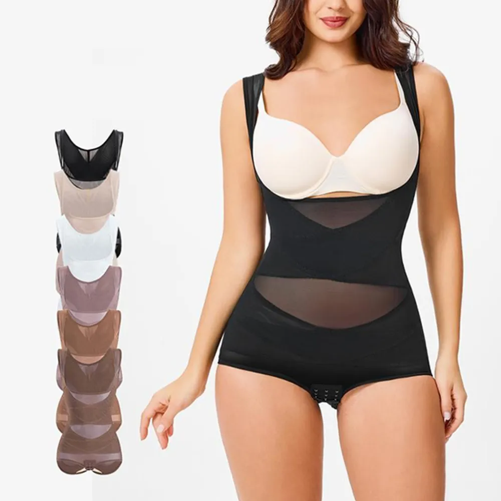 6PACK-Women's Clothing Mesh Breathable Basic faja Shapewear-ONLY 19